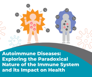 Illustration depicting the intricate interplay between immune cells and body tissues in autoimmune diseases.