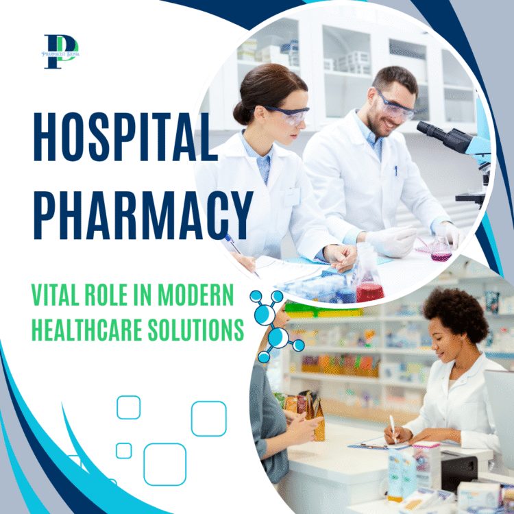 Pharmacists are serving at a Hospital Pharmacy.